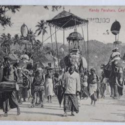 CPA Kandy Perahara Ceylon Sri Lanka Éléphants