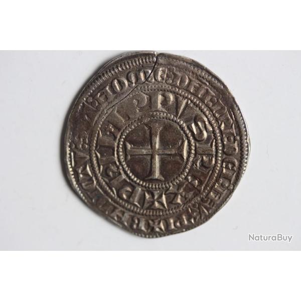 Monnaie Gros tournois Philippe IV Le Bel 1290-1295