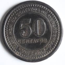 Monnaie 50 Centavos Société Française Mines de cuivre Collahuasi Chili