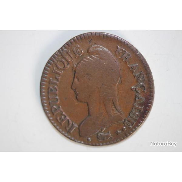 Monnaie 5 Centimes Directoire An 7 D