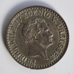 Monnaie 1 Silbergroschen 1852 A Frédéric Guillaume IV Allemagne Prusse