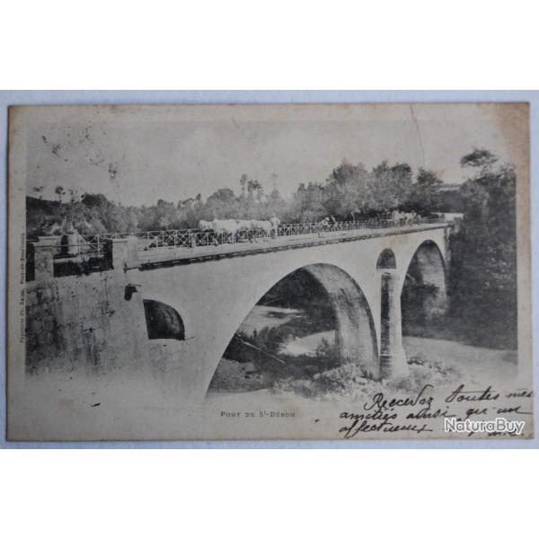 CPA Pont de St B�ron Savoie