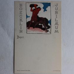 CPA Böcklin Jubiläeum Basel 1897 Lith. Hindermann Suisse Centaure