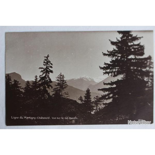 CPA Ligne du Matigny-Ch�telard Valais Suisse