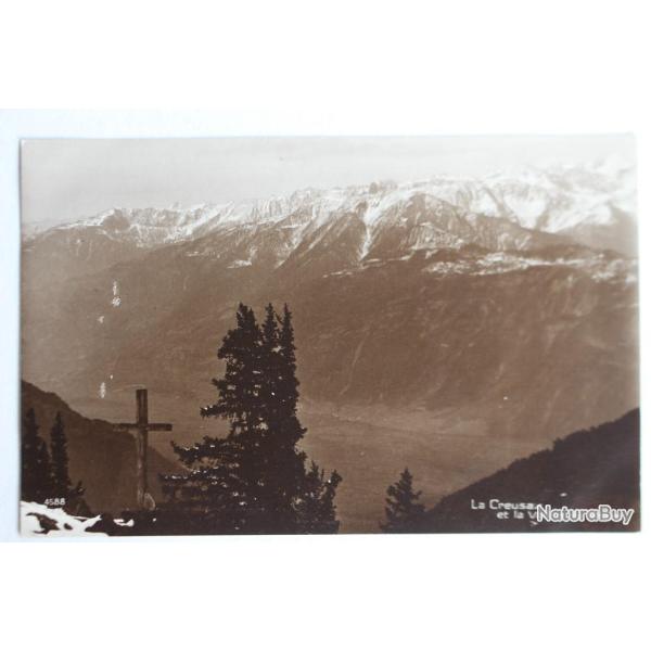 CPA La Creusaz et la Vall�e du Rh�ne Valais Suisse
