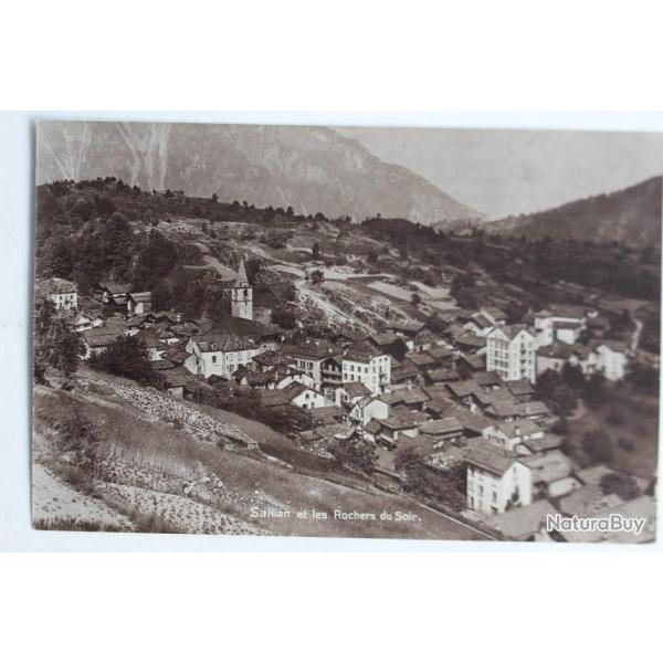 CPA Salvan et les Rochers du Soir Valais Suisse