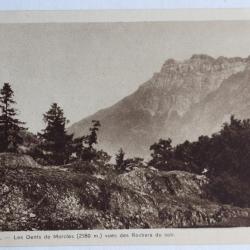 CPA Salvan Les Dents de Morcles vues des Rochers du soir Valais Suisse