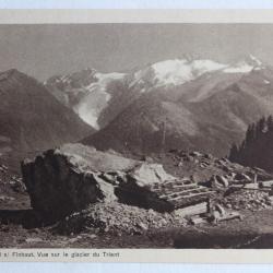 CPA Fenestral s/ Finhaut Vue sur le Glacier du Trient Valais Suisse