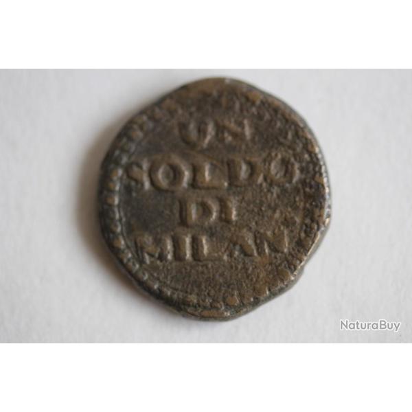 Monnaie de si�ge 1 Soldo di Milan 1799 Duch� de Mantoue Italie