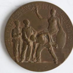 M&eacute;daille prix Bois-Colombes 1901 La Patrie encourage la jeunesse