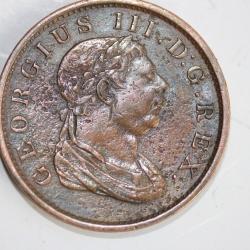 Monnaie 1 Stiver Georges III 1813 Demarary et Essequebo Guyane