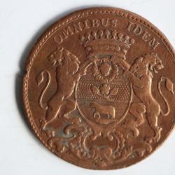 Jeton noblesse Nicolas Claude Rousselot maire Dijon 1766 Bourgogne