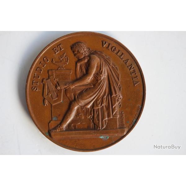 M�daille G�n�ral Dufour commandant arm�e f�d�rale 1847 Suisse