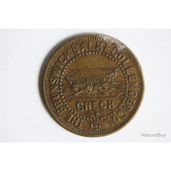 Jeton publicitaire Brunswick Balke Collender Good for 5 � New Era