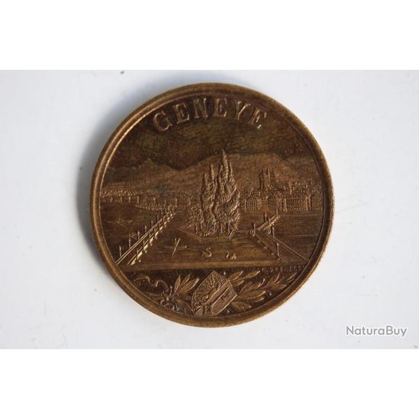 M�daille Gen�ve Exposition Philomatique 1889