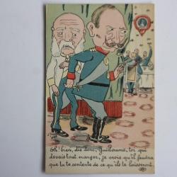 CPA illustrée Guerre 14-18 Caricature Guillaume II O'Gène