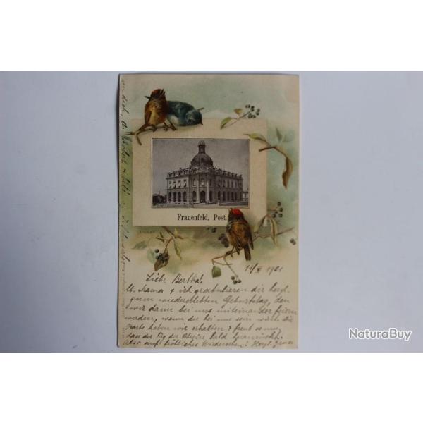 Carte postale ancienne Frauenfeld post Suisse