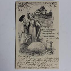 Carte postale ancienne Frauenfeld Exposition agricole 1903 Suisse