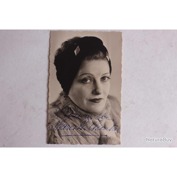 Marcelle Chantal Autographe photo d�dicac�e