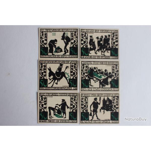 Billets de n�cessit� 50 Pfennig Kitzingen am Main 1921 Allemagne