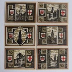 Billets de nécessité 50 Pfennig Freiburg im Breisgau 1921 Allemagne