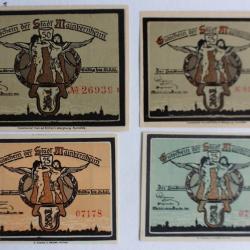 Billets de nécessité Pfennig Mainbernheim 1921 Allemagne