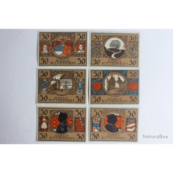 Billets de n�cessit� 50 Pfennig Ettenheim 1922 Allemagne