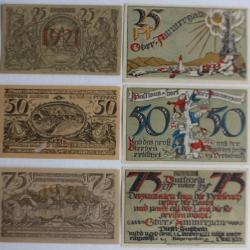 Billets de nécessité Pfennig Oberammergau 1921 Allemagne