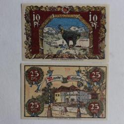 Billets de nécessité Pfennig Schlieren 1921 Suisse