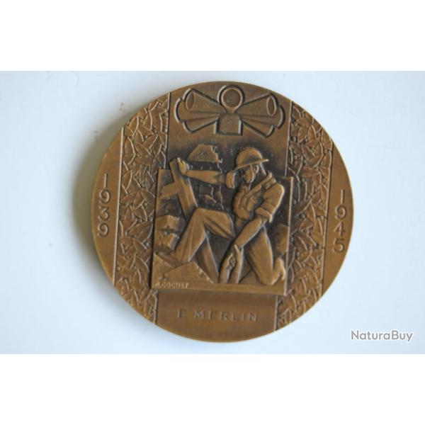 M�daille comm�morative D�fense passive 1939/1945 Guerre