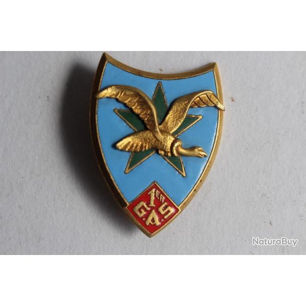 Insigne militaire 1er G.A.S. Sahara vautour