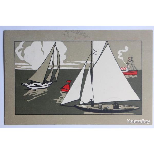 Carte postale ancienne The Ellanbee Sporting,series N�136 Voile