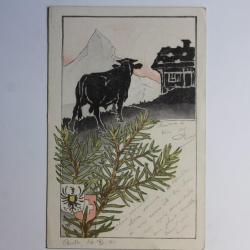 Carte postale ancienne Exposition Suisse d'agriculture F. Rouge