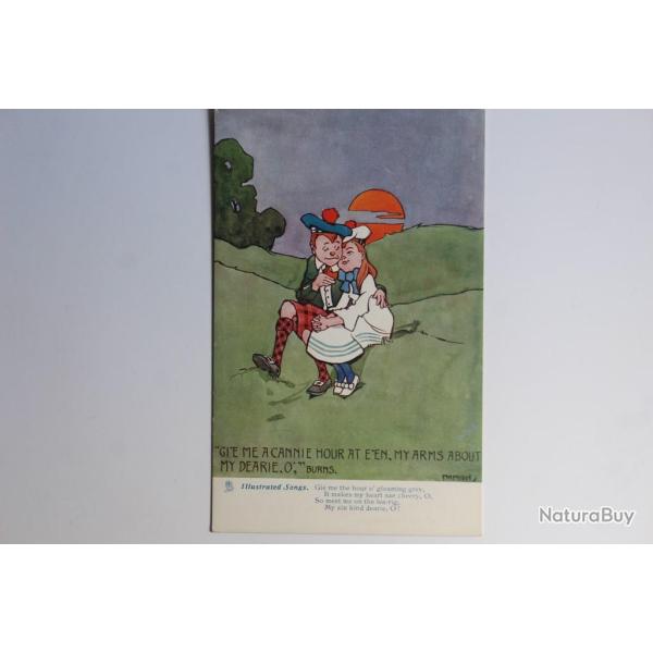 Carte postale ancienne illustr�e HAMISH Oilette Illustrated Songs