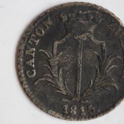 Monnaie 2 1/2 Batzen Canton de Lucerne 1815 Suisse