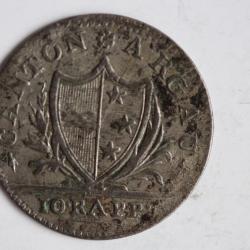Monnaie 1 Batzen Canton Aargau 1810 Suisse