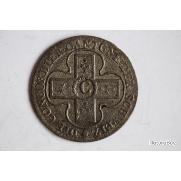 Monnaie 1 Batzen Canton de Solothurn 1826 Suisse