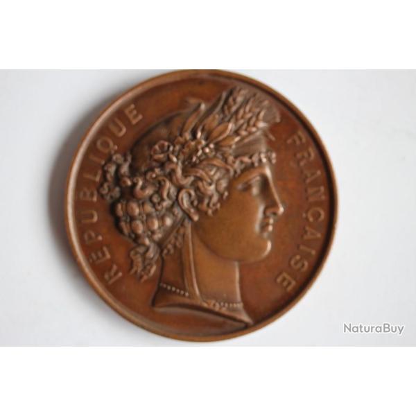 M�daille R�publique fran�aise Soci�t� d'agriculture de l'Ain