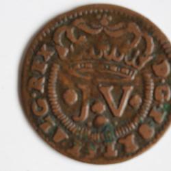 Monnaie 5 réis Jean V (Joao) 1714 Portugal