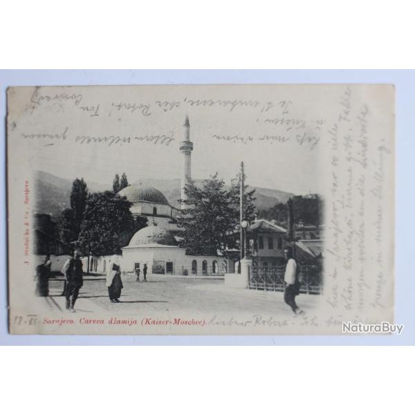 Carte postale ancienne Sarajevo Careva dzamija Bosnie-Herz�govine