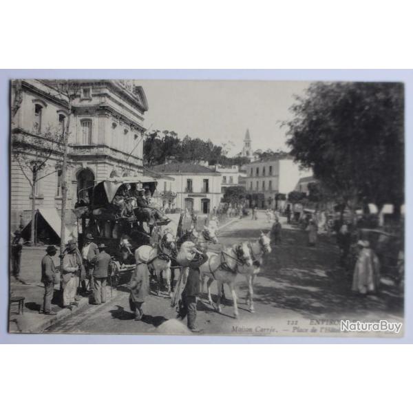 Carte postale ancienne Environs d'Alger Maison carr�e Alg�rie