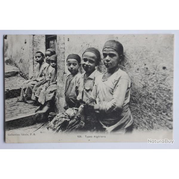 Carte postale ancienne Types Alg�riens Alg�rie