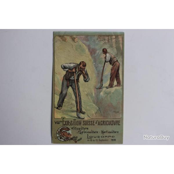 Carte postale ancienne Exposition Suisse Agriculture Lausanne 1910