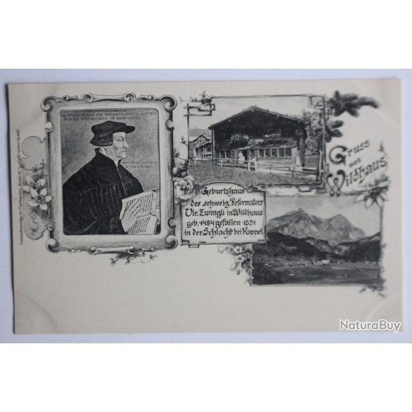 Carte postale ancienne Gruss aus Wildhaus Suisse