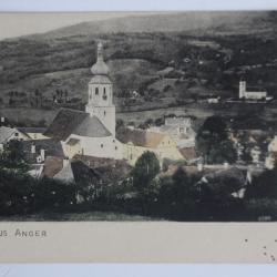 Carte postale ancienne Gruss aus Anger Suisse