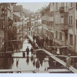 Carte photo Inondation Steckborn im wasser Thurgovie Suisse