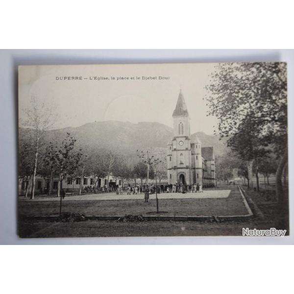 Carte postale ancienne Duperr� �glise et Djebel Doui Alg�rie