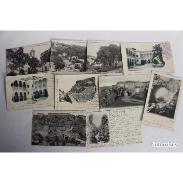 Lot 10 Cartes postales anciennes Mustapha Constantine Alg�rie