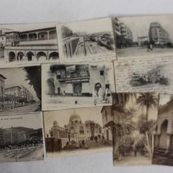 Lot 10 Cartes postales anciennes Alger Algérie