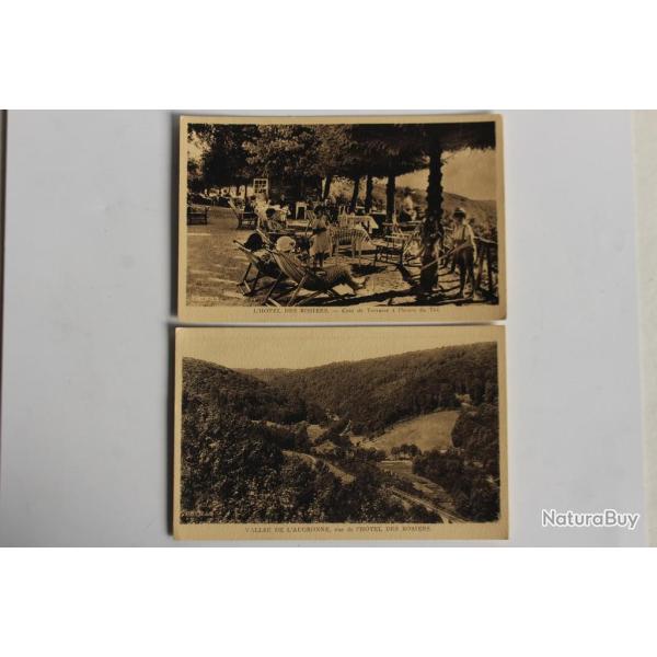 Cartes postales anciennes Plombi�res-les-Bains H�tel des rosiers